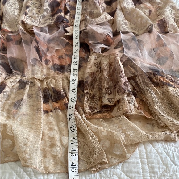 Animal Print Sheer Kimono - Picture 5 of 6